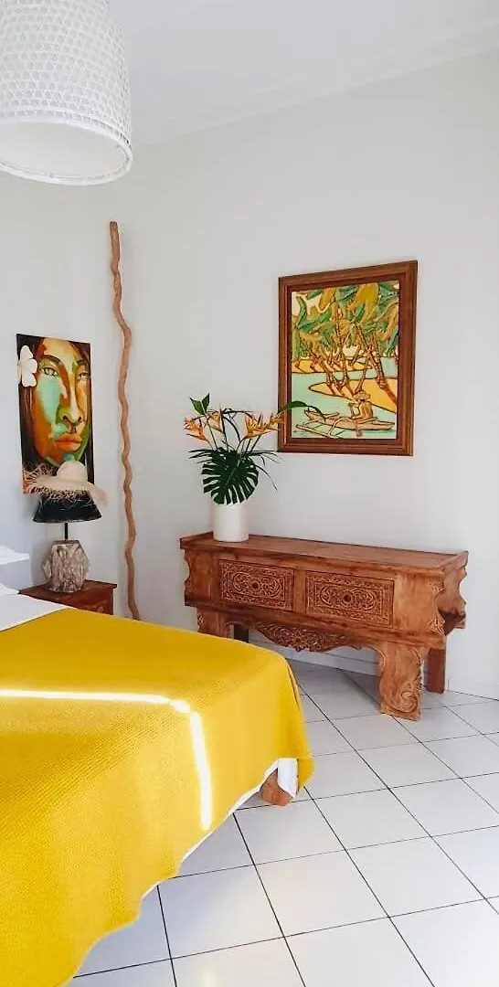 Le Ficus Iti - Belle Villa Bord De Mer Et Piscine Paea