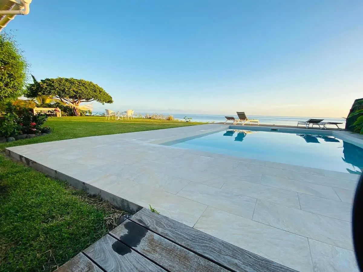 Le Ficus Iti - Belle Villa Bord De Mer Et Piscine Paea